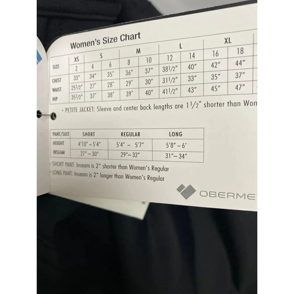 Obermeyer Clio Softshell Womens Ski Pants Winter Snow Size 12 Style 15028 New - Picture 14 of 14